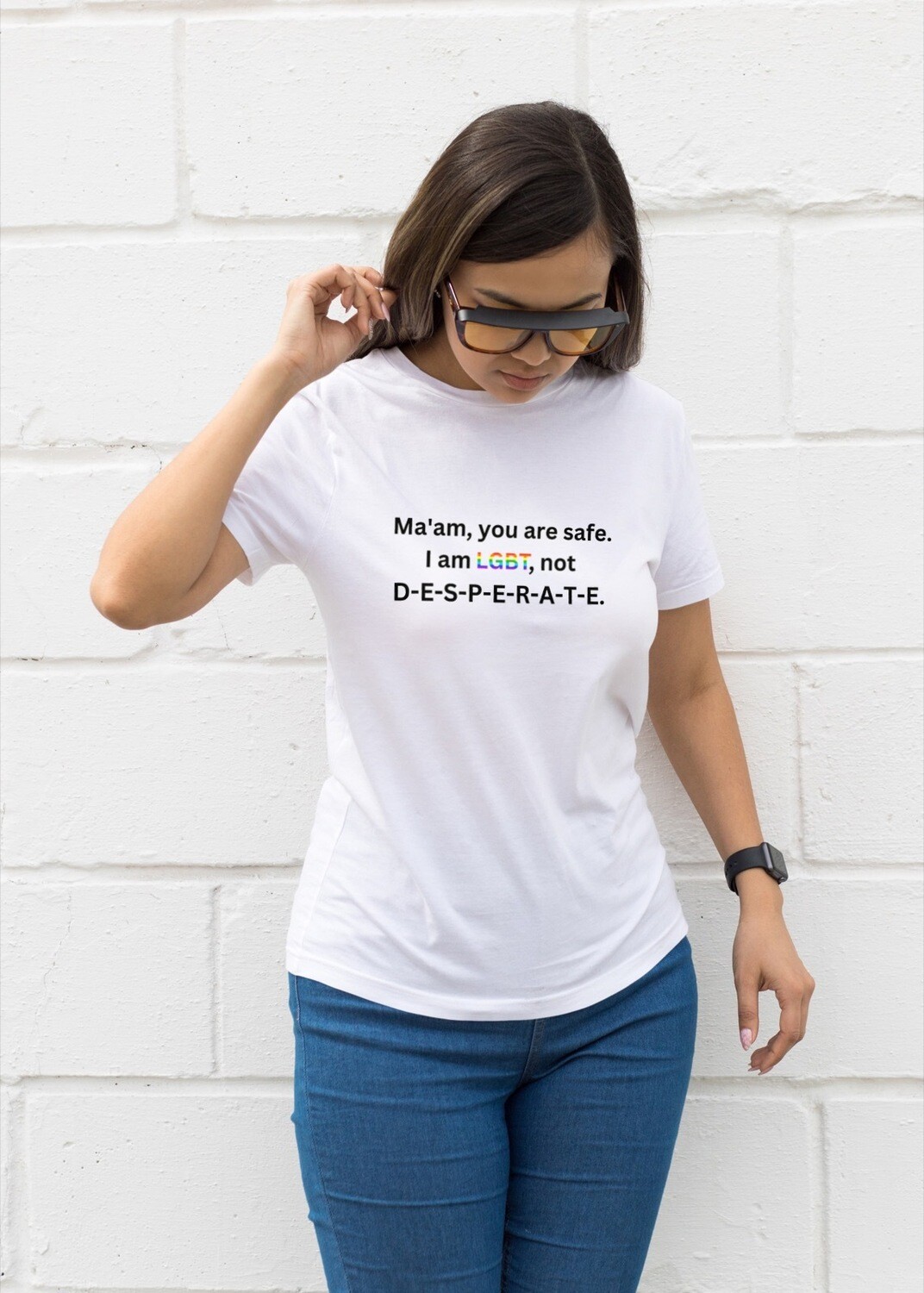 You are safe Women&#39;s Pride t-shirt