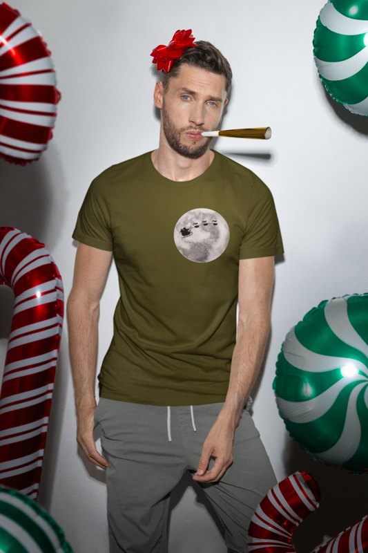 Twas The Night Before Christmas Short-Sleeve Men's Holiday T-Shirt