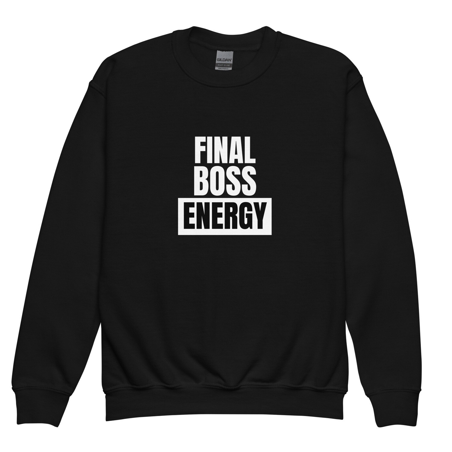 Final Boss Youth crewneck sweatshirt