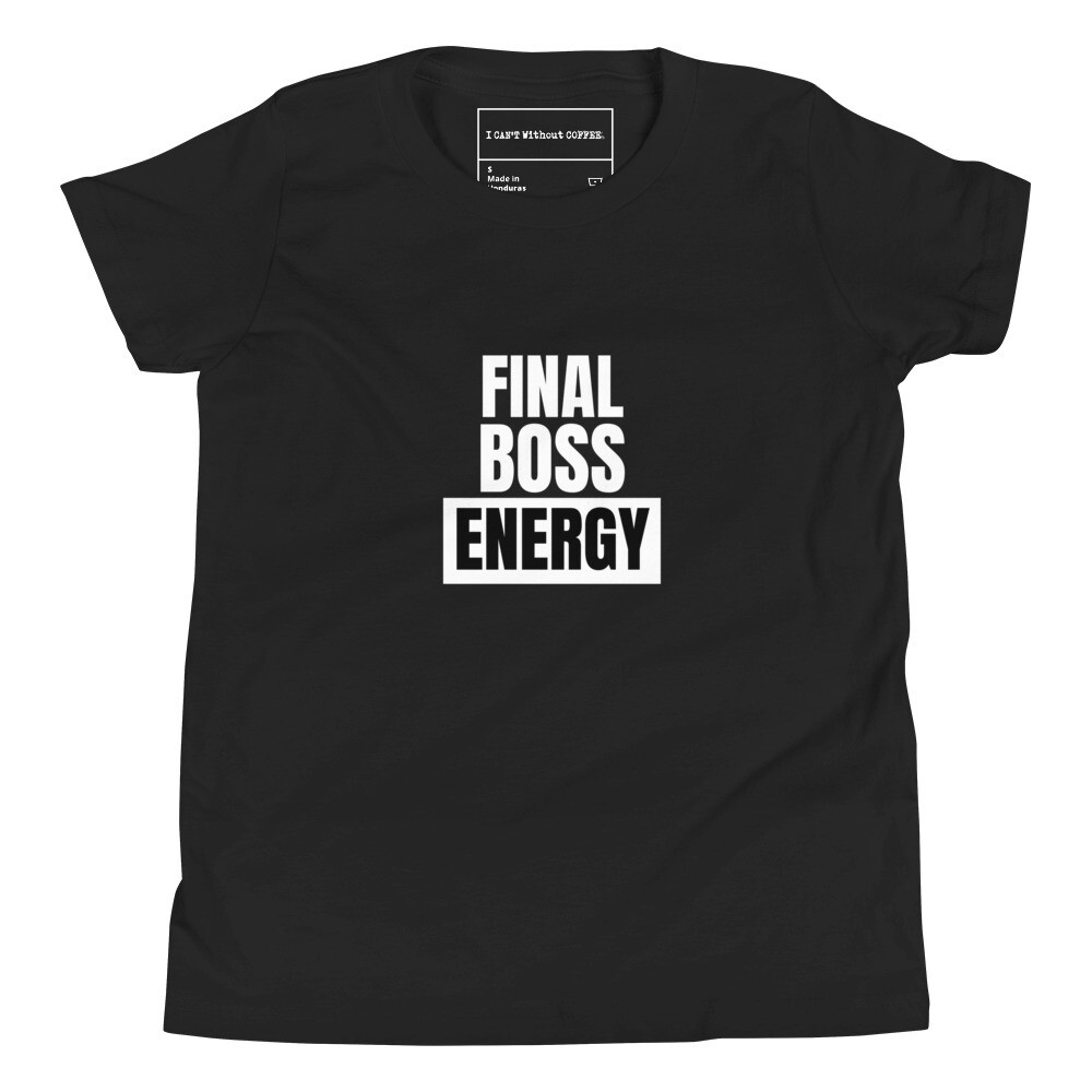 Final Boss Youth Unisex Short Sleeve T-Shirt