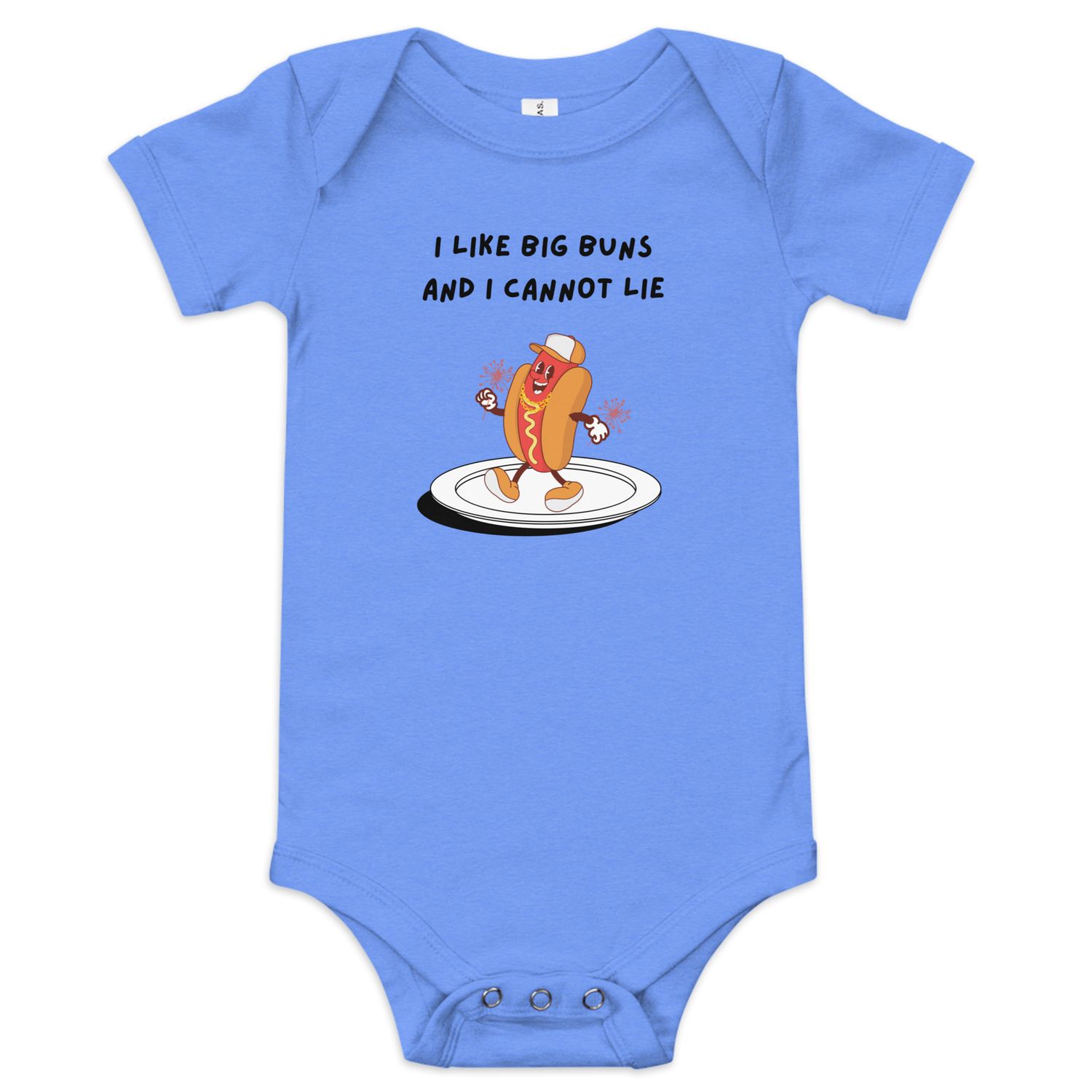 Big Buns 4th of July Baby short sleeve one piece