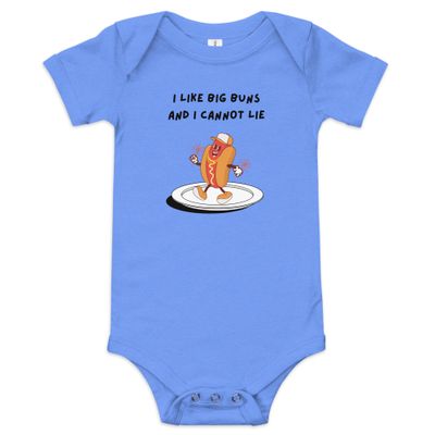 Big Buns 4th of July Baby short sleeve one piece