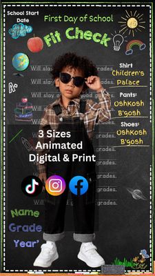 First day of school sign Digital and printable