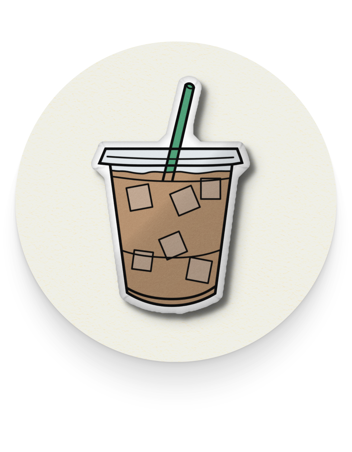 Iced Coffee Custom-shaped pillow