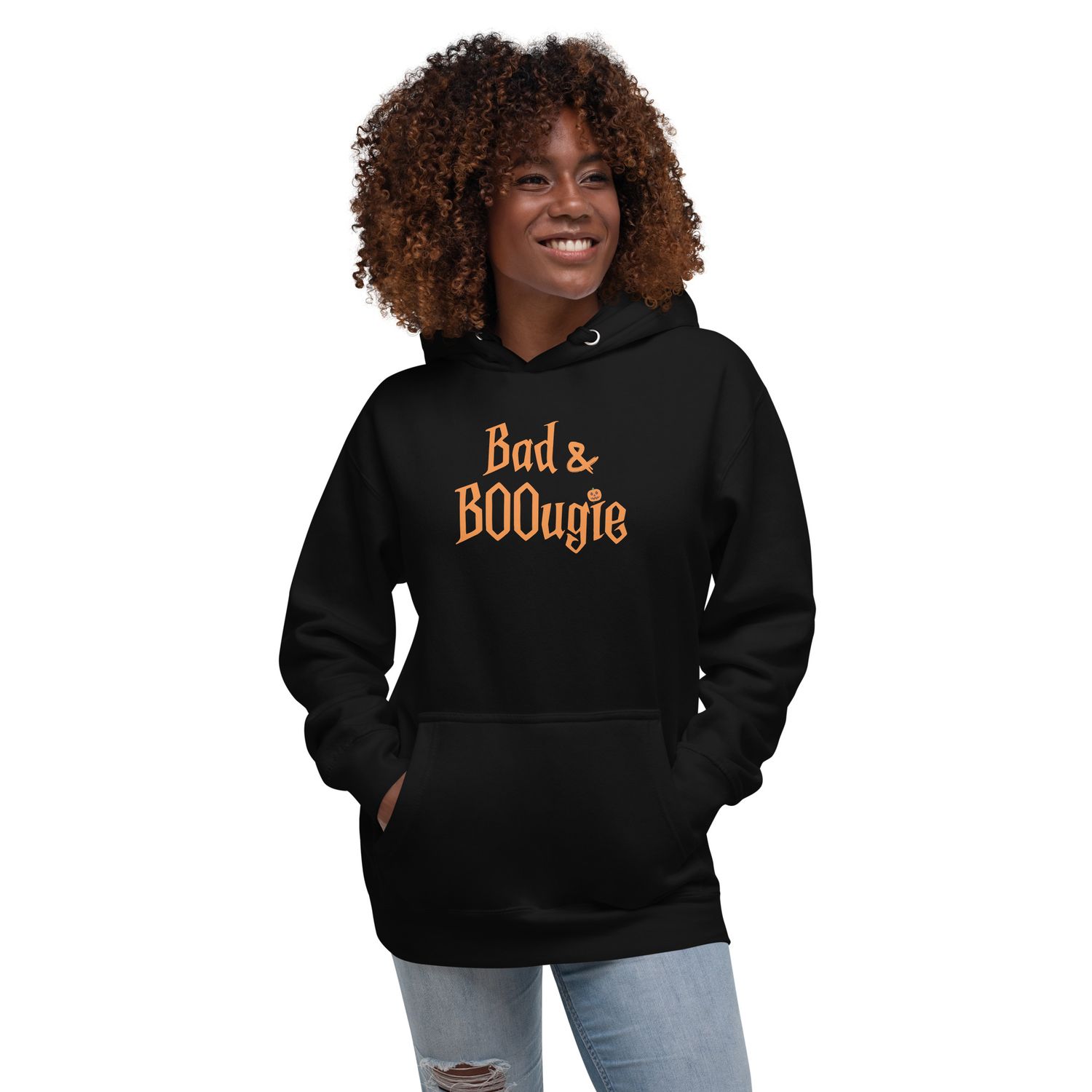 Bad and BOOugie Women&#39;s Halloween Unisex Hoodie