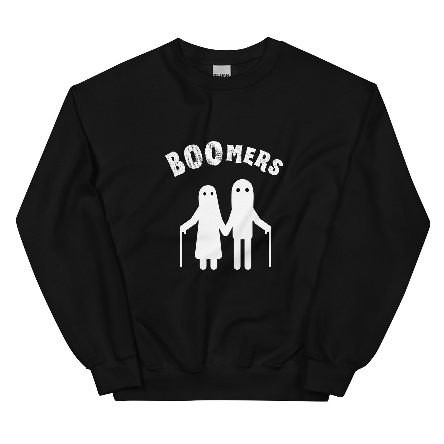BOOmers Halloween Crewneck Unisex Sweatshirt
