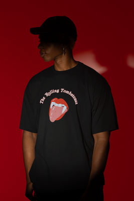 The Rolling Tombstones Halloween Rock n Roll Unisex classic tee