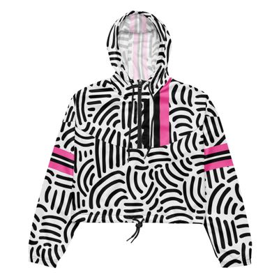 Retro Wave Women’s cropped windbreaker