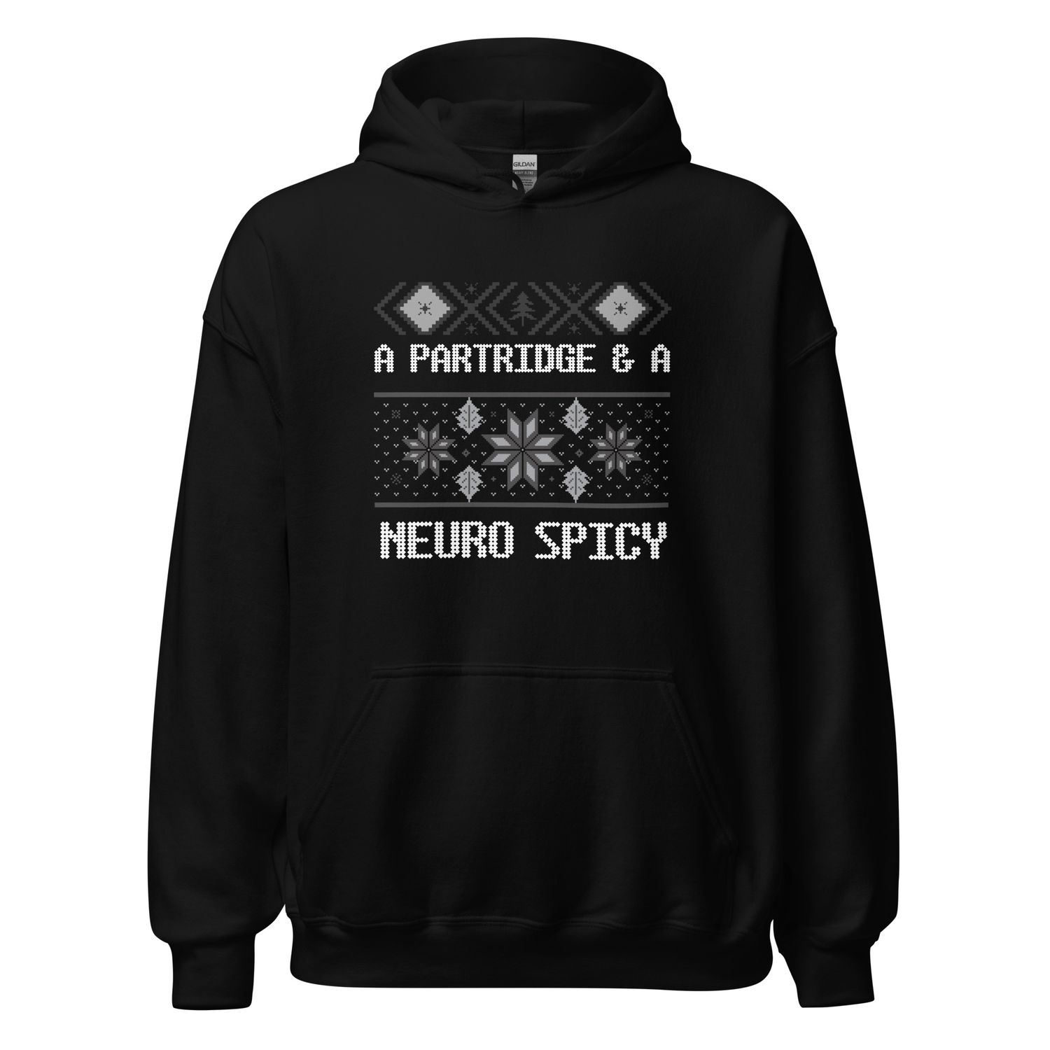 A Partridge And A Neuro Spicy Christmas Holiday Unisex Hoodie
