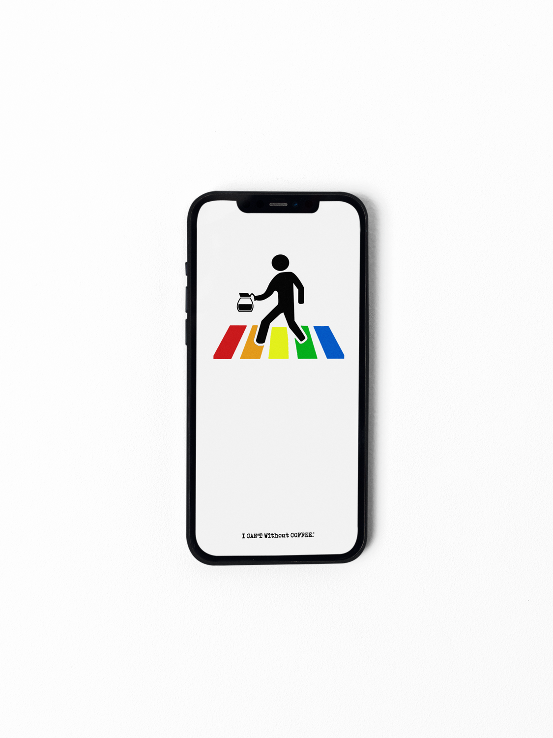 Coffee Crossing (Pride) HD Instant Download Cellphone Wallpaper
