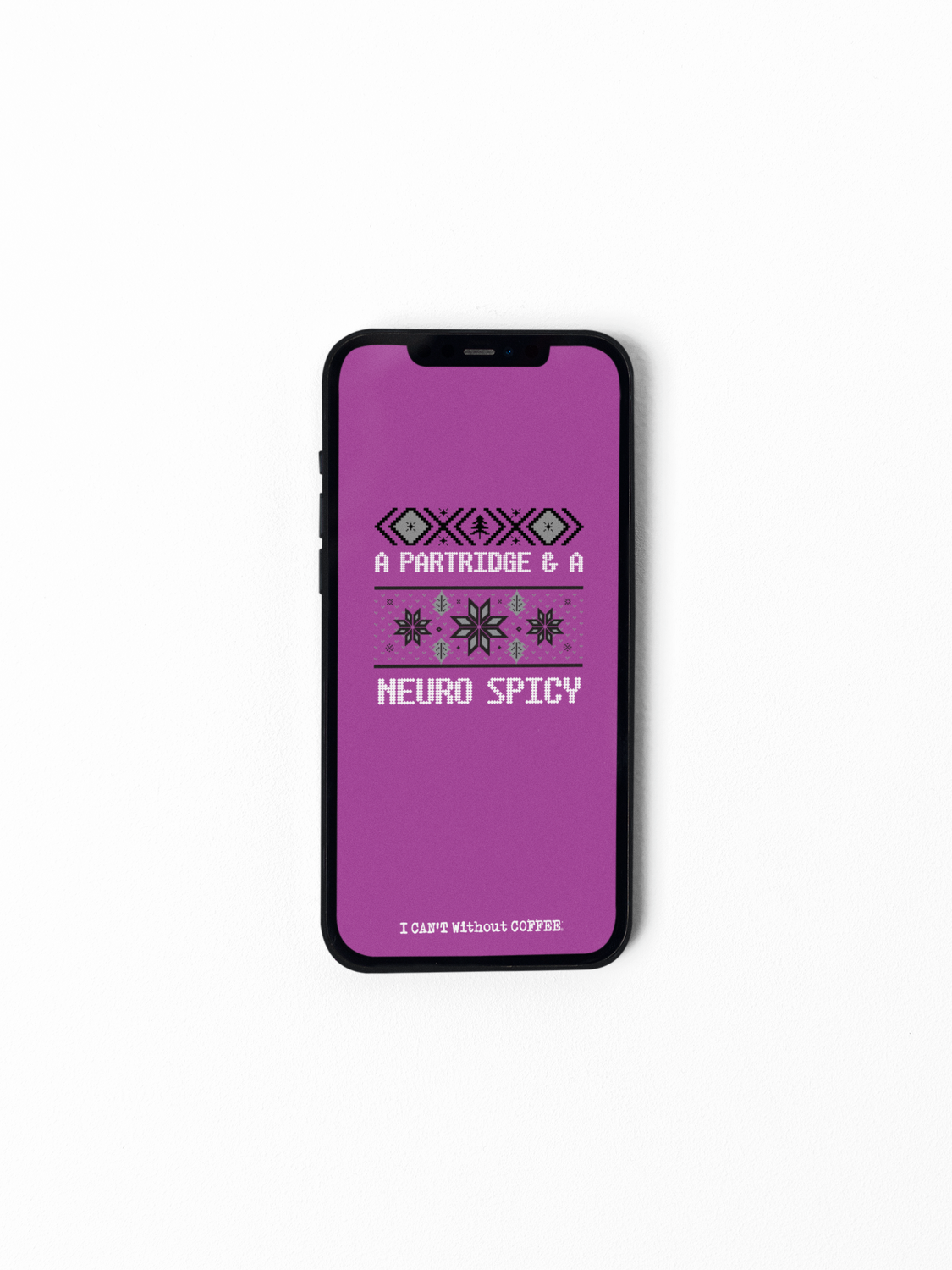 Partridge and A Neuro Spicy (Purple) HD Instant Download Cellphone Wallpaper