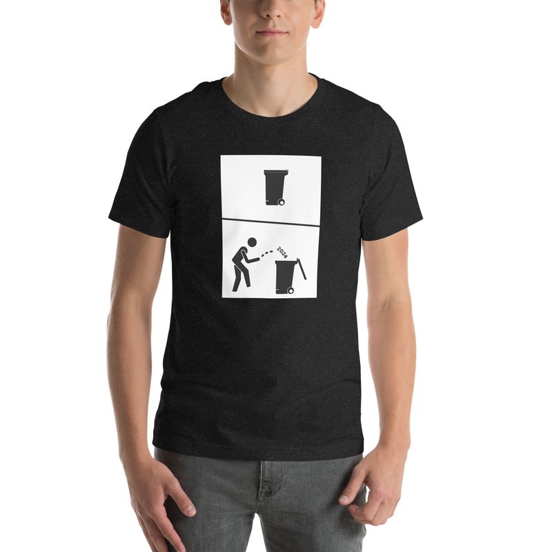 Basura New Years Humor Unisex t-shirt