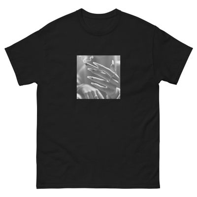 Burning Sage -Black white Crewneck 420 tee