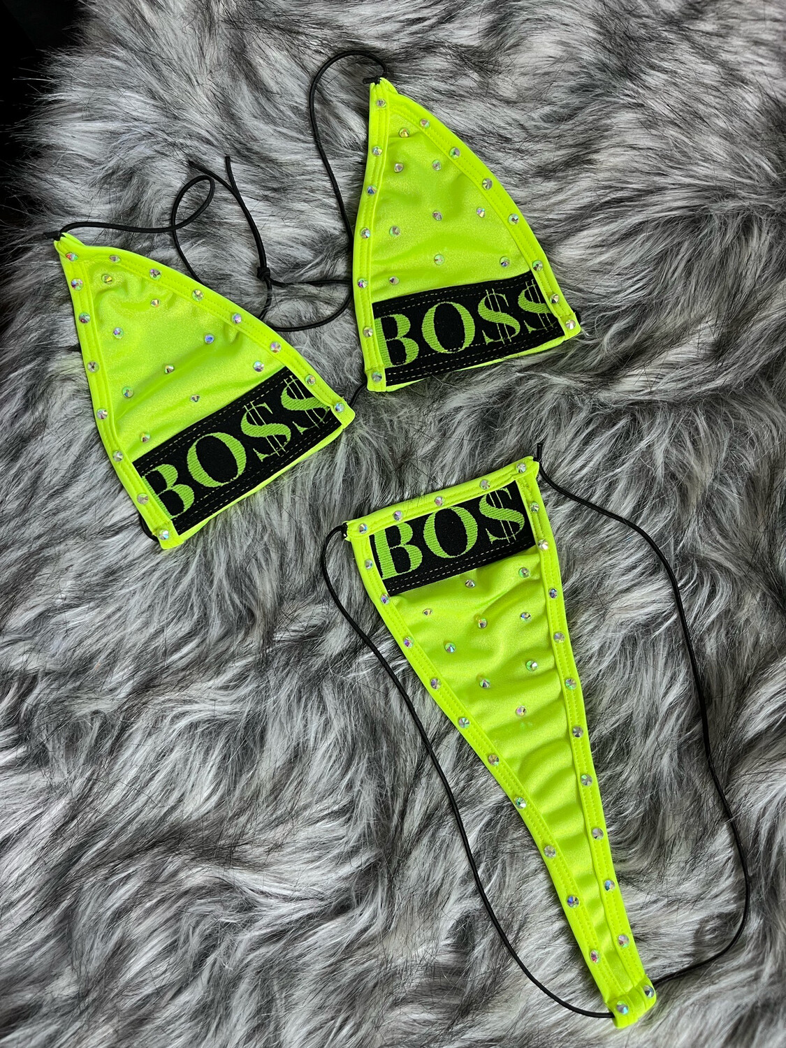 Neon Green Mini Bikini