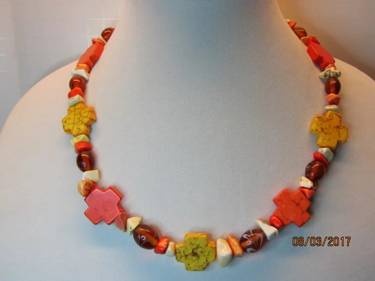 Yellow and Orange Cross