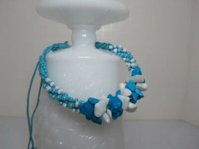 Friendship - Howlite - Turquoise & White Chips