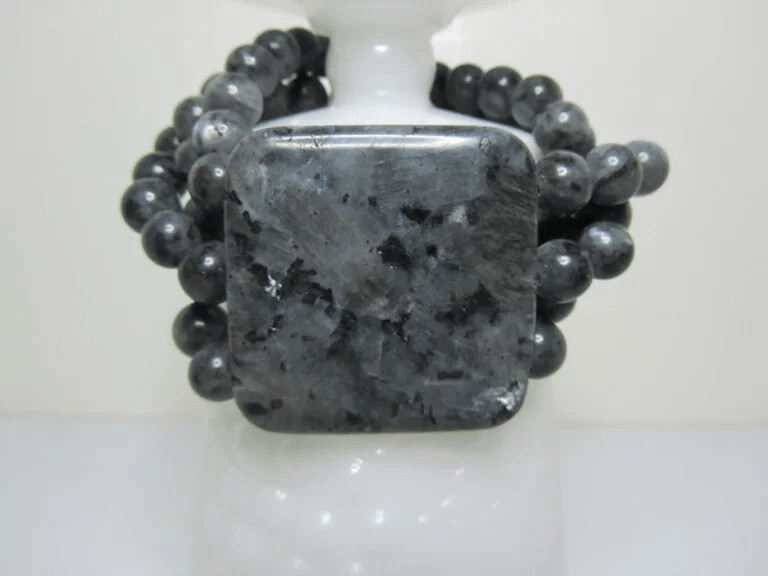 Larvikite 3 Strand Stretchable