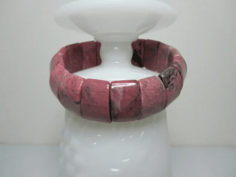 Zaire Rhodonite Stretchable Bracelet
