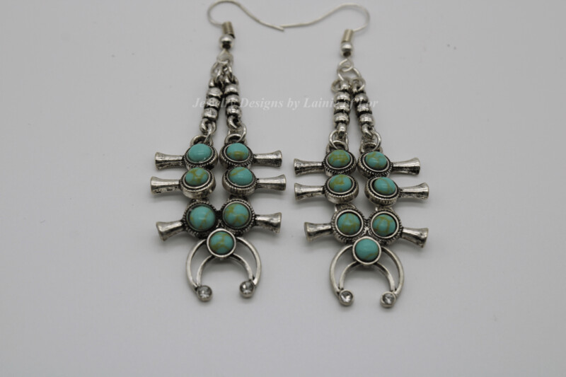 Squash Blossom Style Earrings
