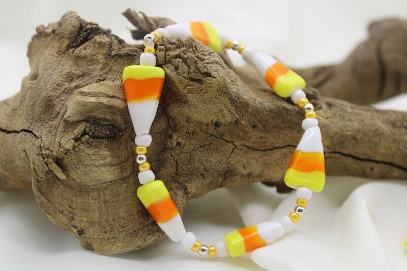 Candy Corn Stretch Bracelet