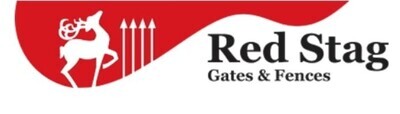Traditional Design Red Stag Gates