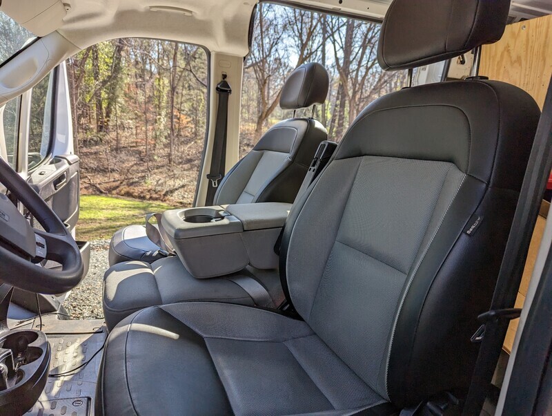 Centre Seat for Ram ProMaster Cargo Van - Grey Centre Seat for Ram ProMaster Cargo Van - Grey