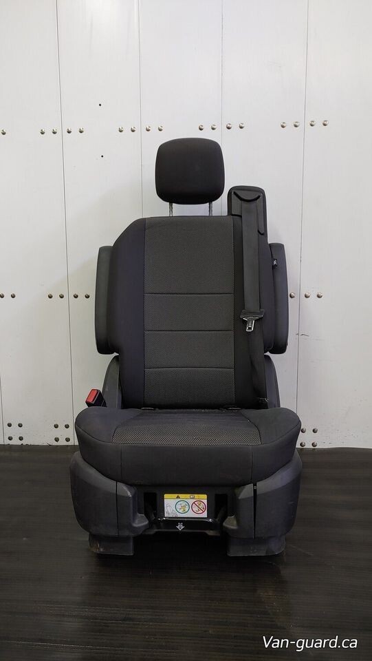 Swivel Seat for RVs W/ Base - Black Cloth
