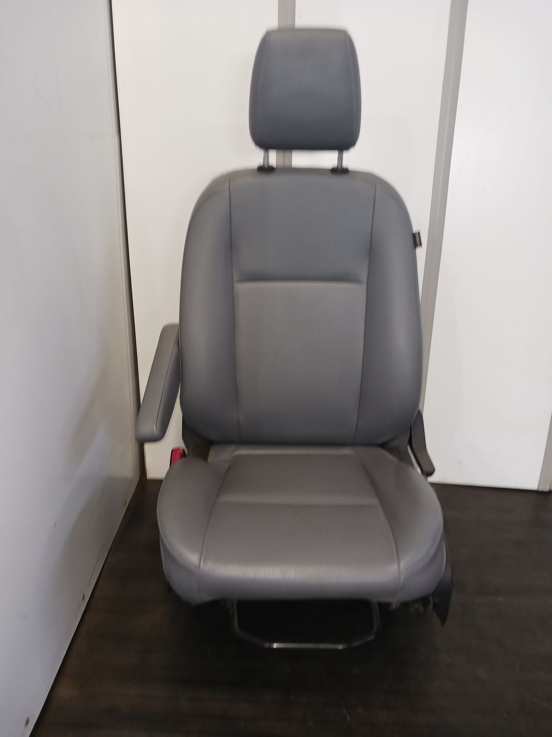 Ford Transit Front Driver Seat - Grey Vinyl