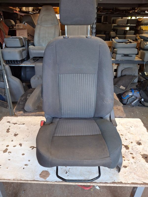 Ford Transit Driver Seat in Black Cloth