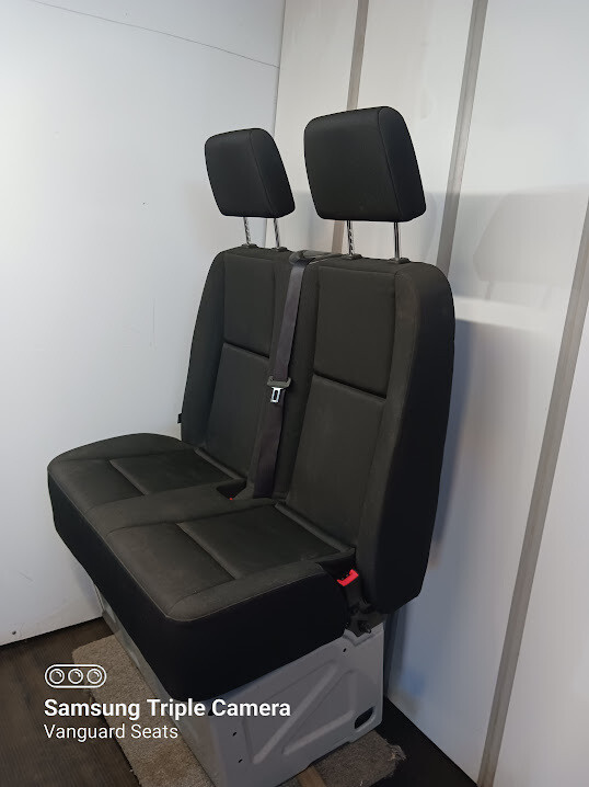 Mercedes Sprinter Front Two Seater 2019-2026 - Black Cloth w/ AirBag