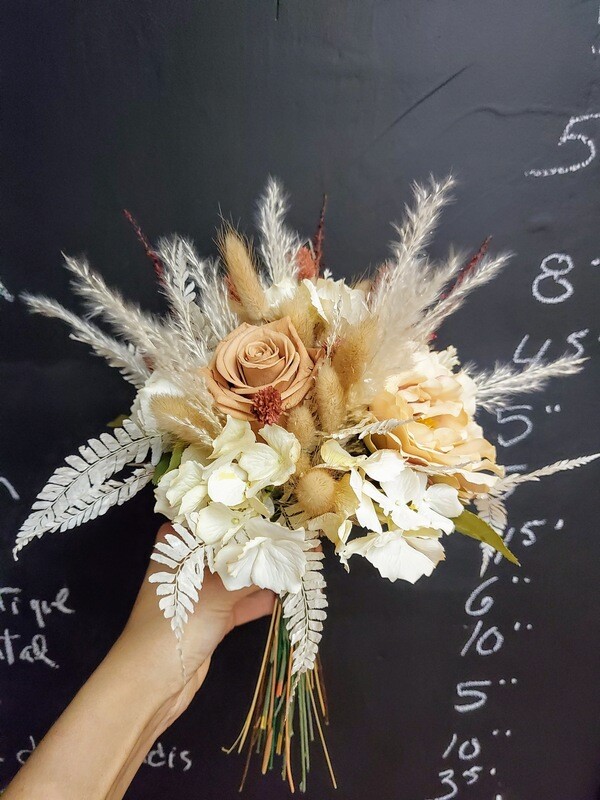 Bouquet de mariage séché