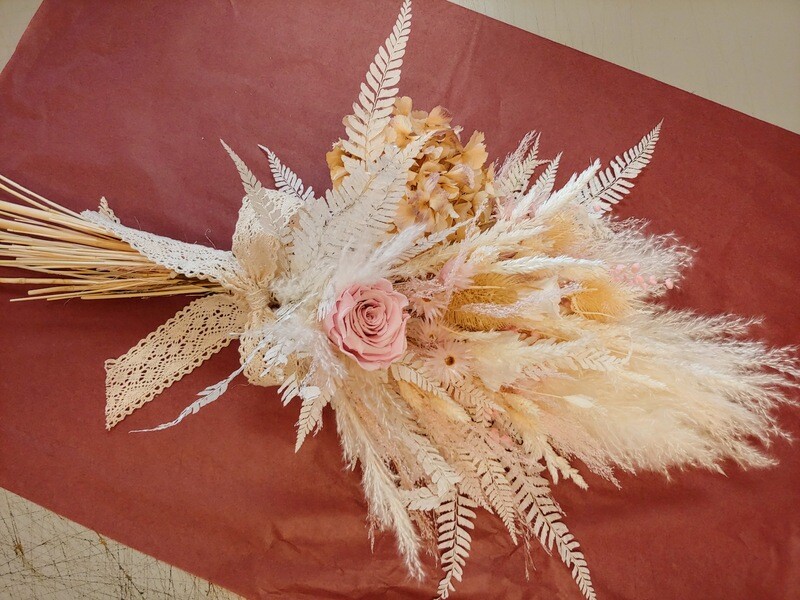 Bouquet de mariage séché