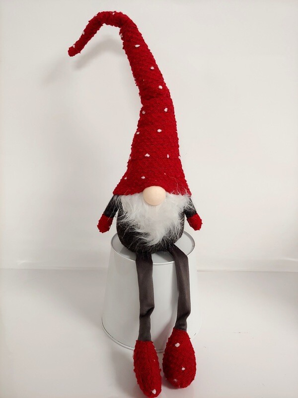 Gnome de Noël bonnet rouge