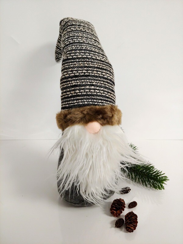 Gnome de Noël Petit Gris