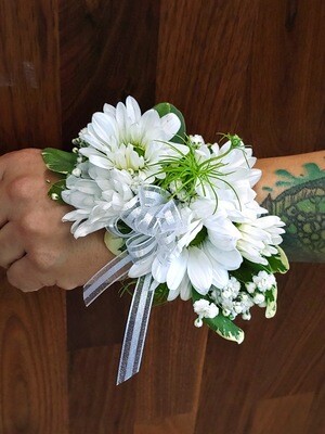 Bracelet marguerite blanche