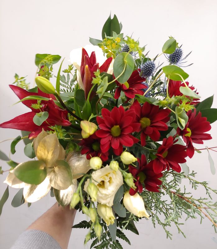 Bouquet de fleurs des fêtes