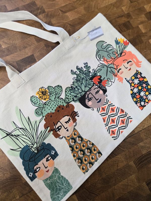 Sac en coton réutilisable Les belles Dames