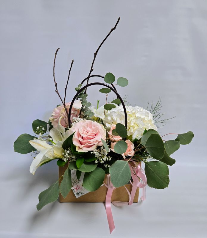 Sac à main fleuri