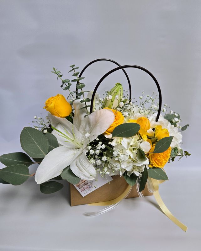 Sac à main fleuri