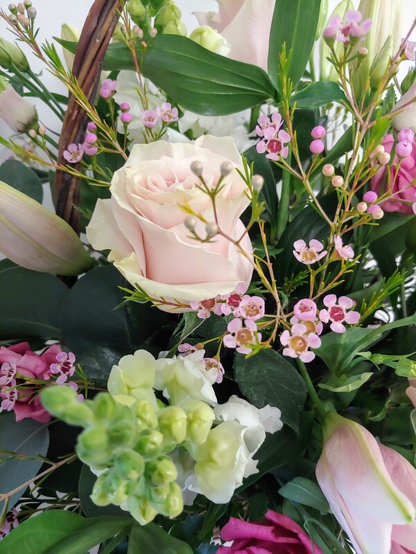 Montage Le panier fleurie