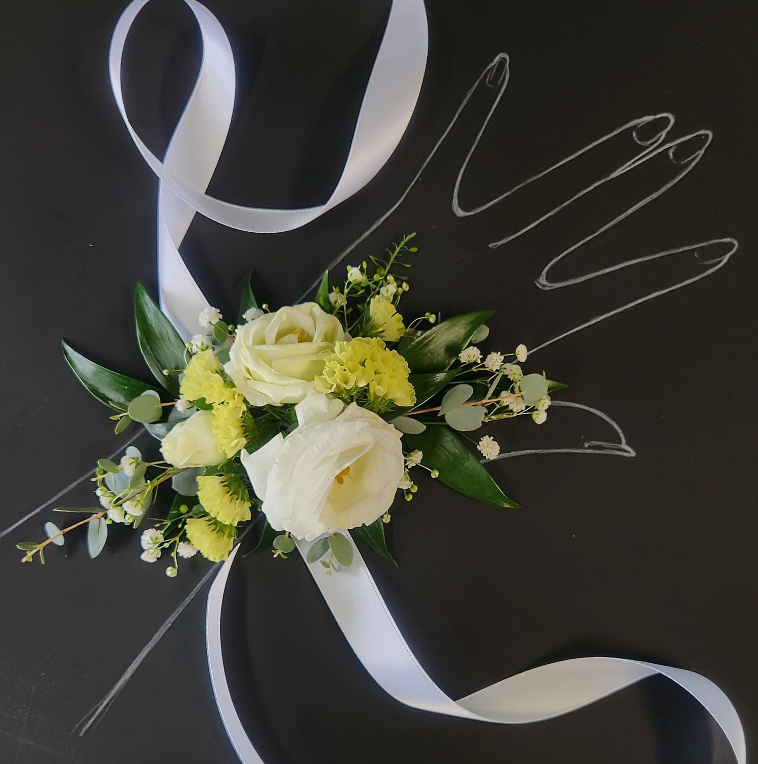 Bracelet Blanc et Jaune