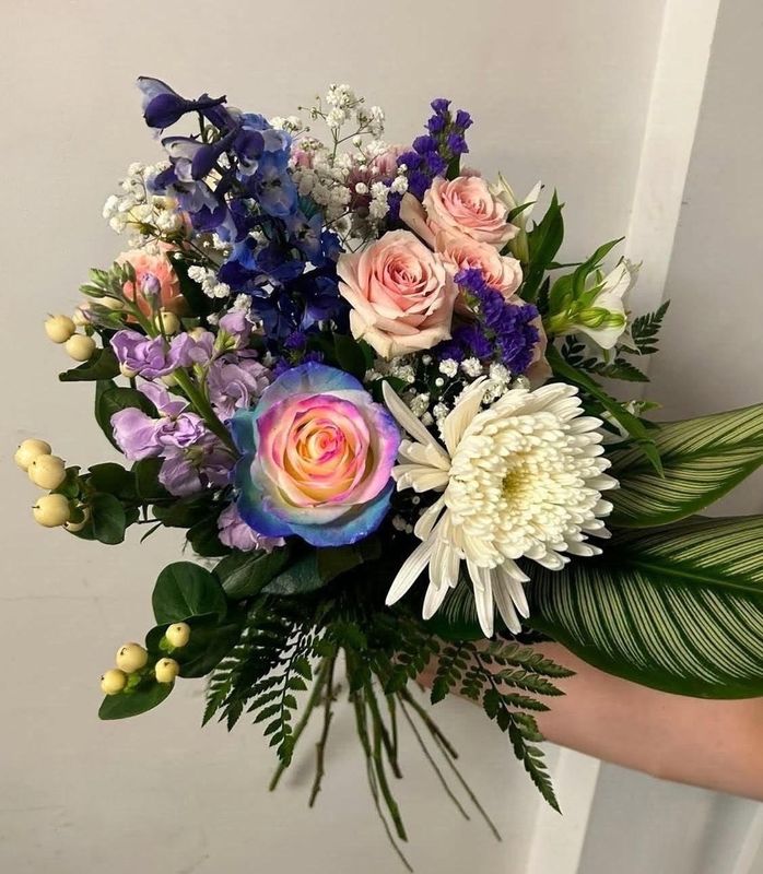 Bouquet rose sucré