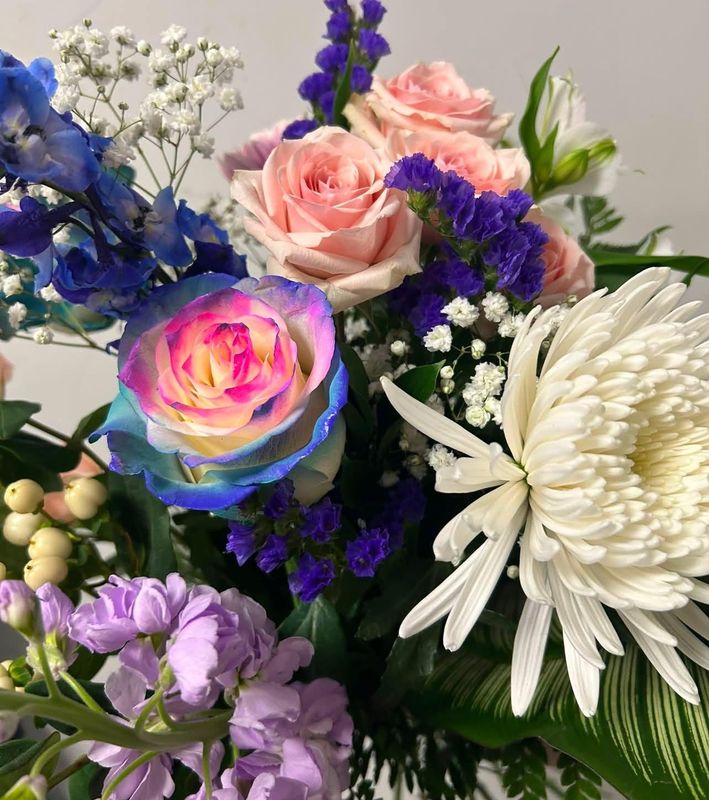 Bouquet rose sucré