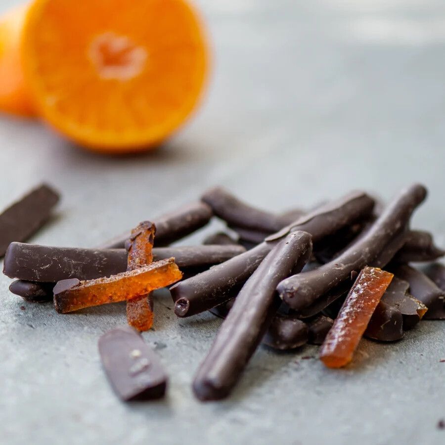 Chocolat écorces d'oranges