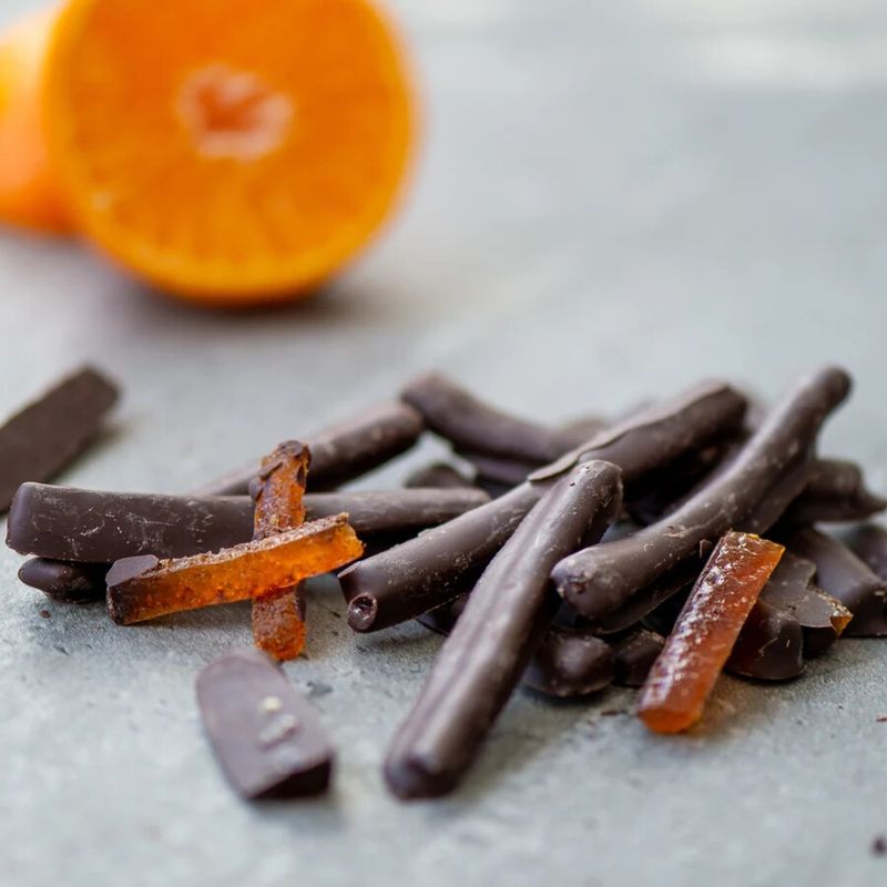 Chocolat écorces d'oranges