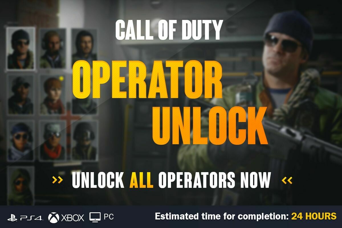Call Of Duty Cold War Operator Unlock