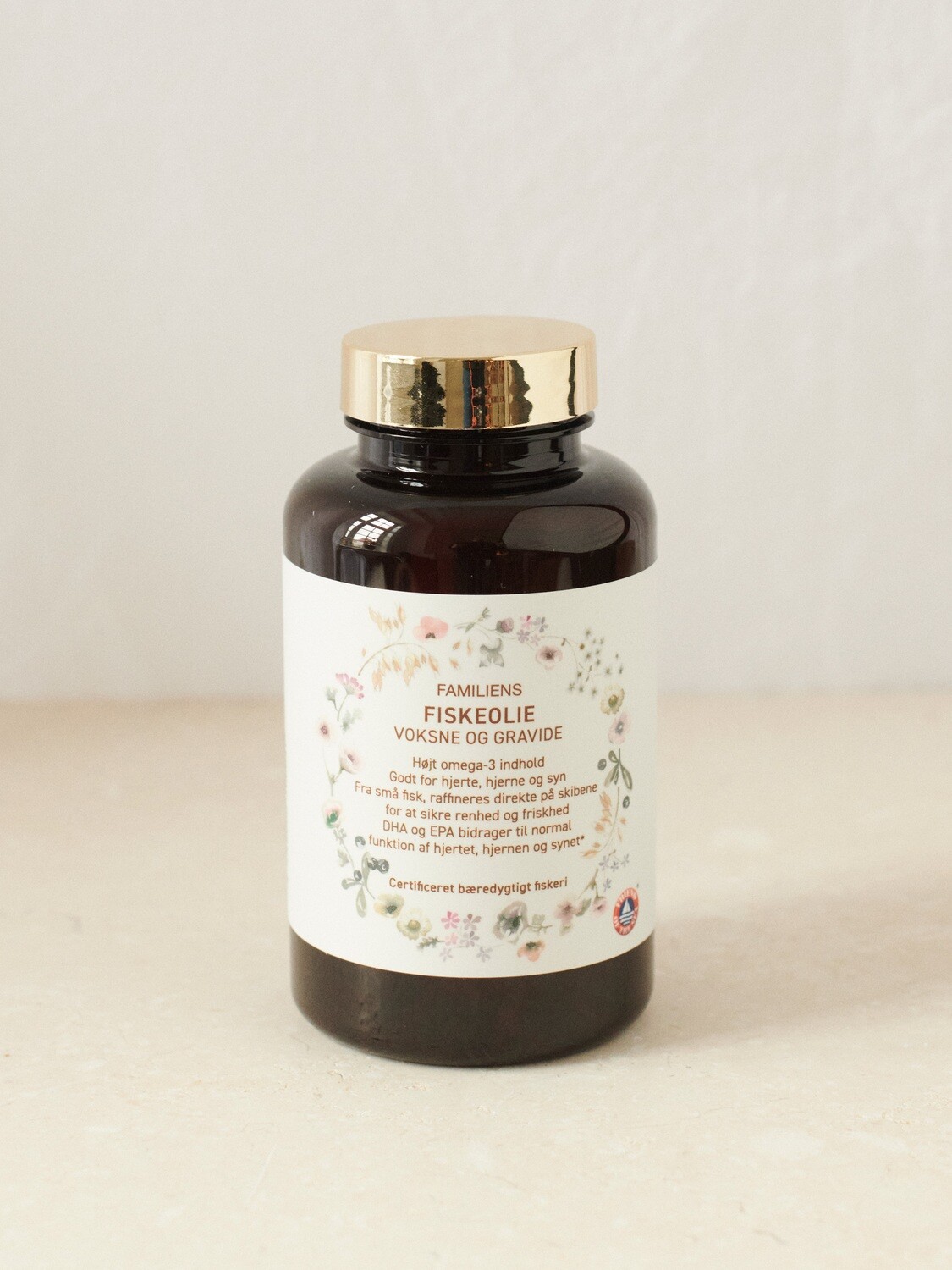 Fiskeolie. Familiens Omega-3, 120 tabletter