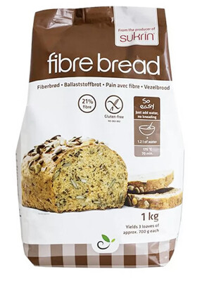 Fiberbrød Sukrin, Glutenfri, Lowcarb 1 Kilo