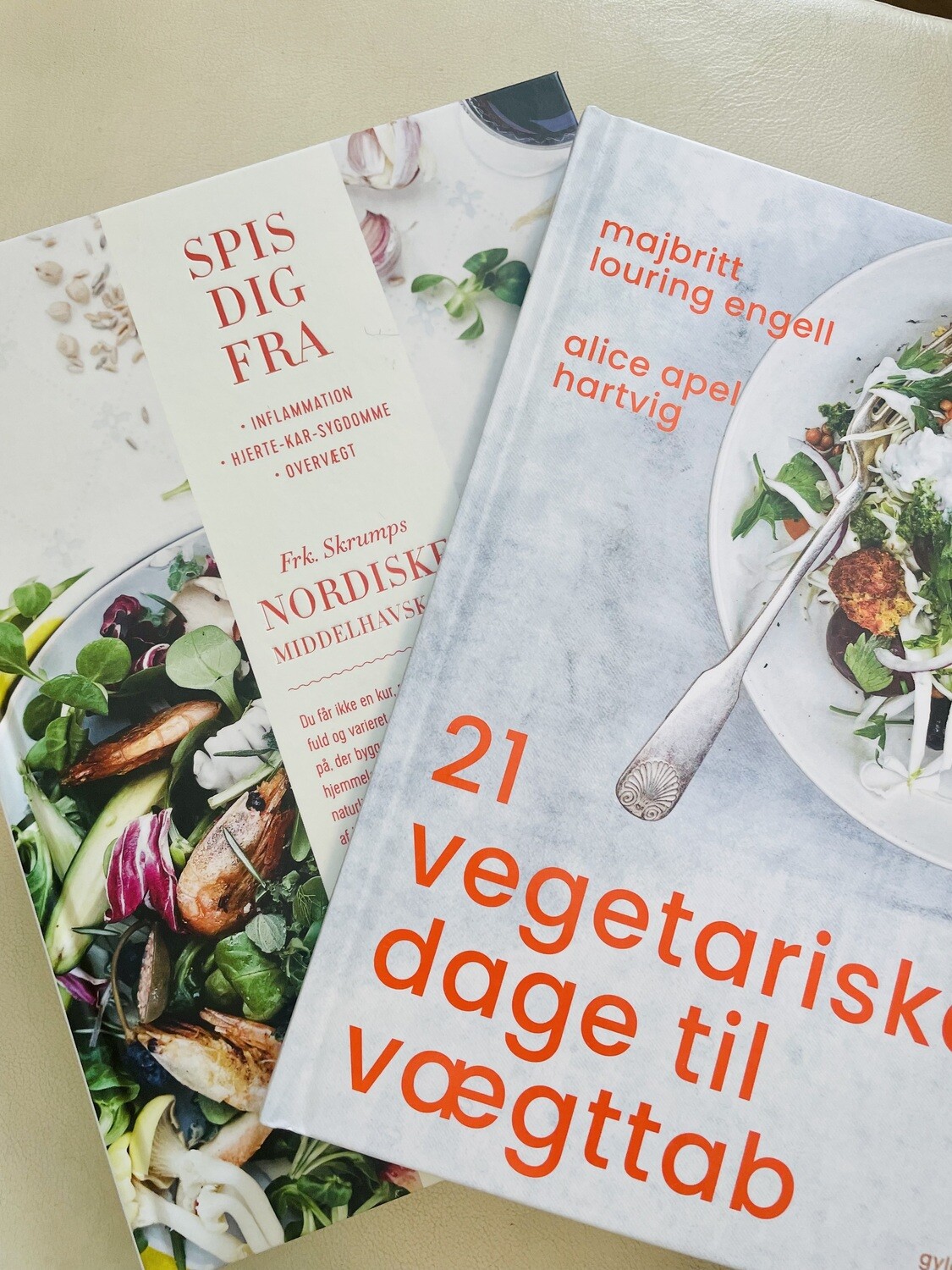 Bogpakke: 21 Vegetariske dage til vægttab i kombi med Nordisk Middelhavskost