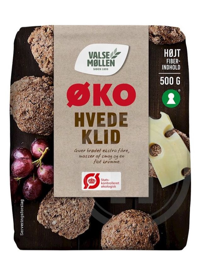 Hvedeklid Øko, 500 G